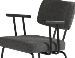 Best Eijerkamp Collectie Tom Onderstel Zwart Armstoel Antracite, Antracite