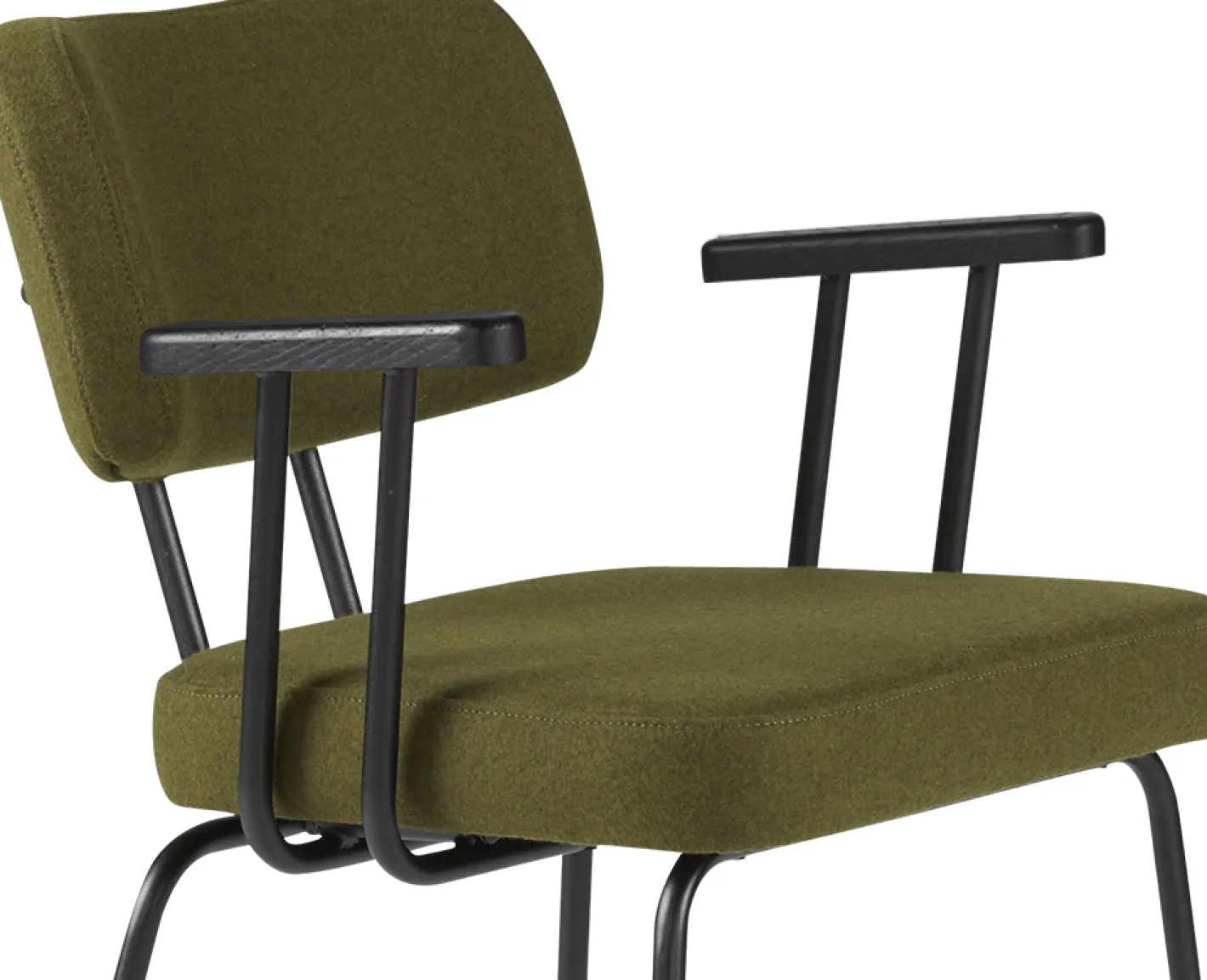 Outlet Eijerkamp Collectie Tom Onderstel Zwart Armstoel Green, Antracite