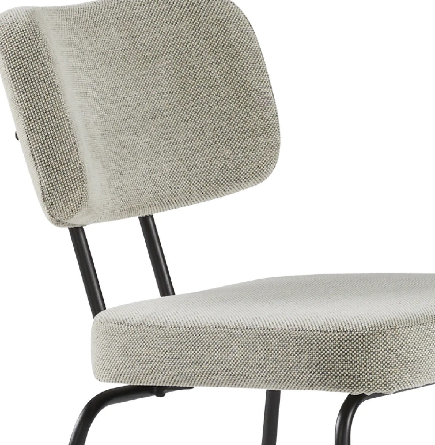 New Eijerkamp Collectie Tom Onderstel Zwart Eetkamerstoel Multigrey