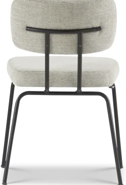 New Eijerkamp Collectie Tom Onderstel Zwart Eetkamerstoel Multigrey