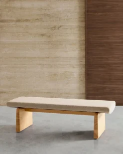 Kave Home Topaz Bankje Naturel, Beige