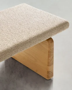Kave Home Topaz Bankje Naturel, Beige