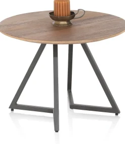 Hot Henders en Hazel Trapani Salontafel Smoked Mango Fineer