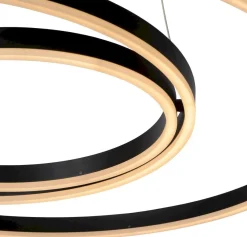 Discount Lucide Triniti Hanglamp Zwart