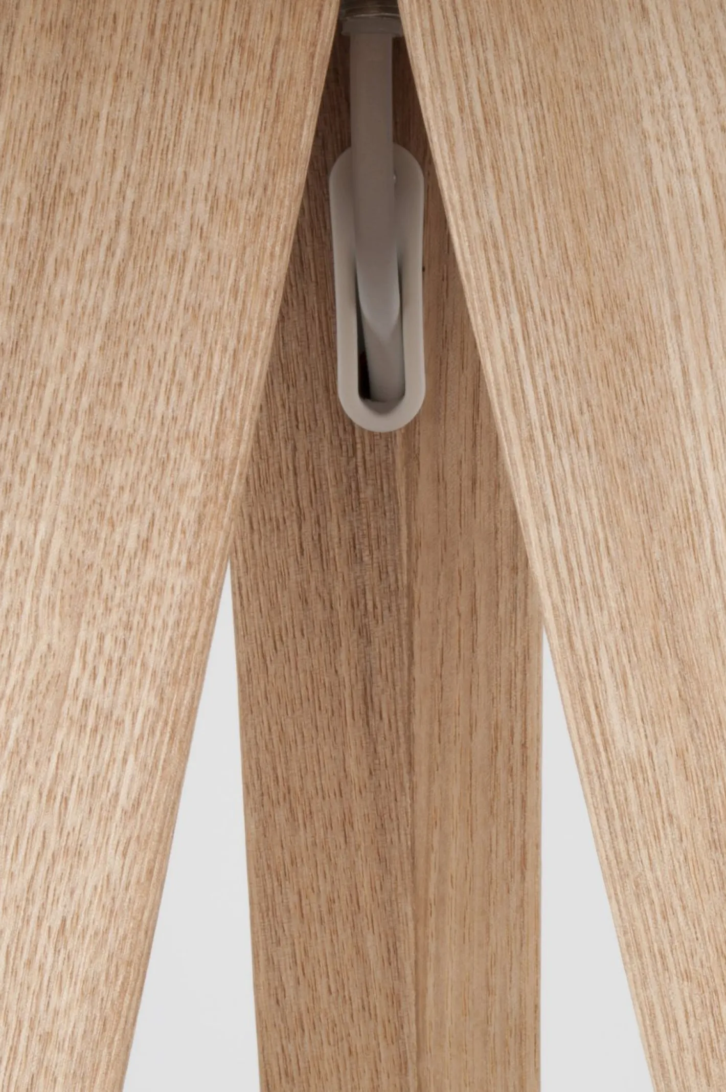 Clearance Zuiver Tripod Wood Vloerlamp White