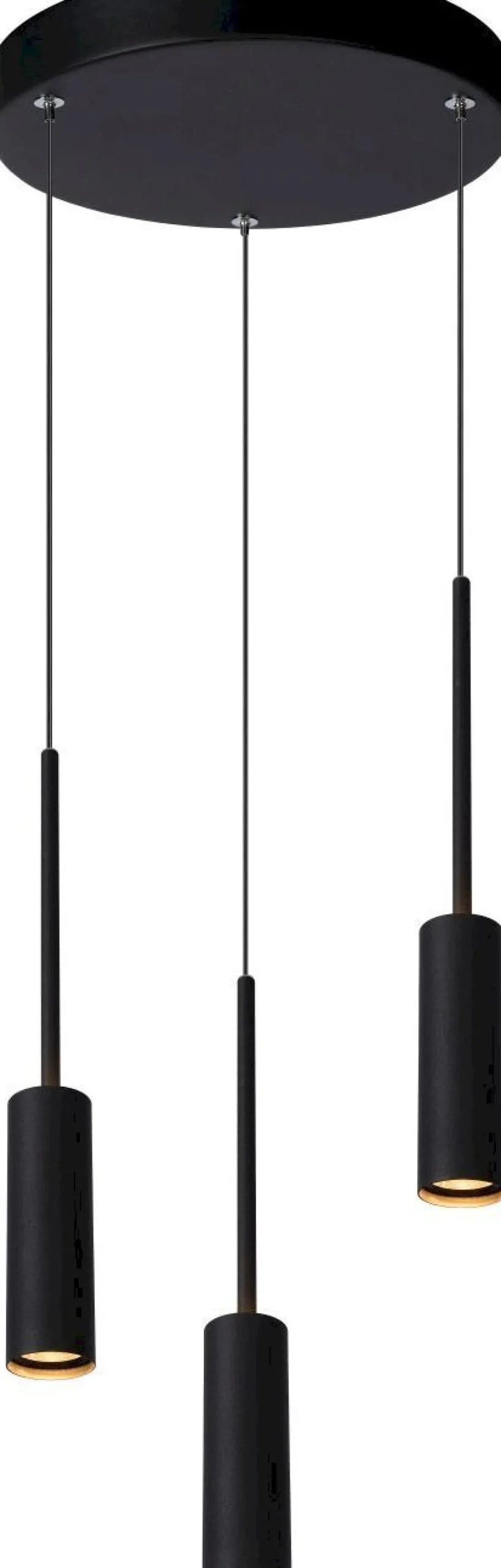 Lucide Tubule Hanglamp Zwart