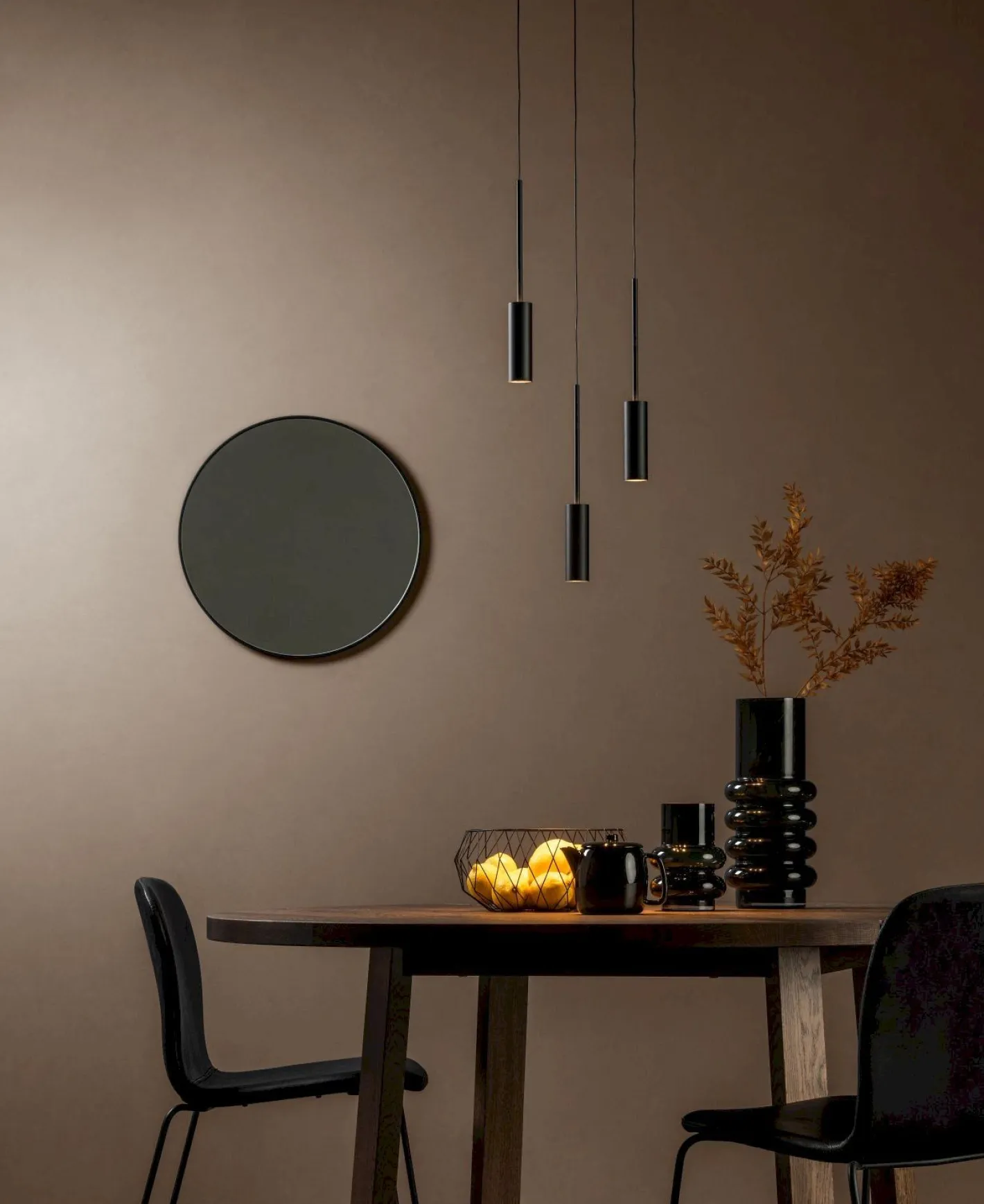Lucide Tubule Hanglamp Zwart