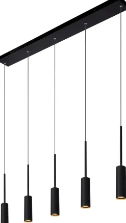 Clearance Lucide Tubule Hanglamp Zwart