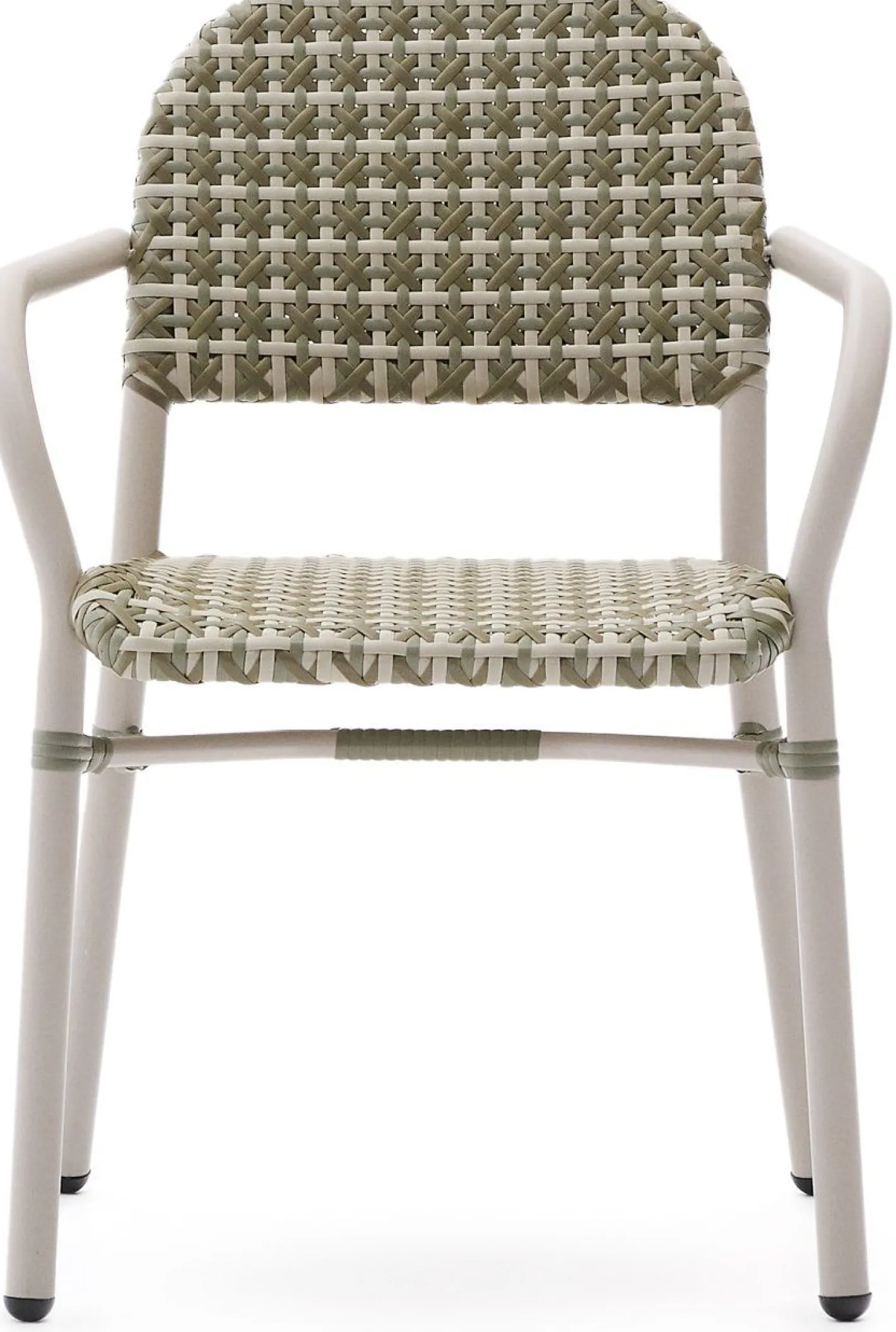 New Kave Home Tuccia Tuinstoel Beige, Groen