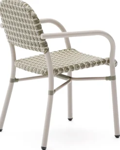 New Kave Home Tuccia Tuinstoel Beige, Groen