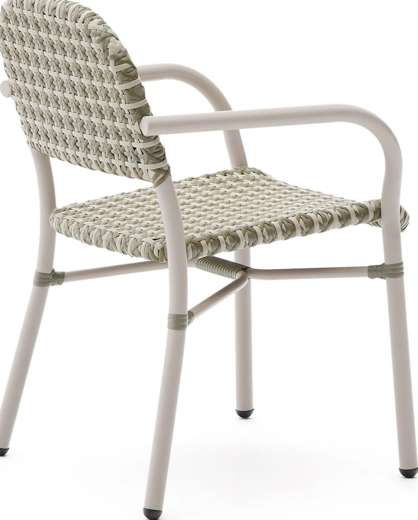 New Kave Home Tuccia Tuinstoel Beige, Groen