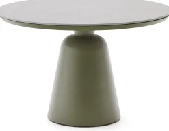 New Kave Home Tudons Ronde Tuintafel Groen