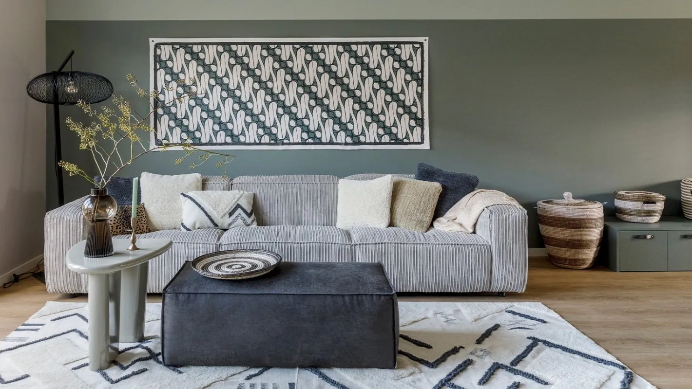 Clearance Eijerkamp Collectie Tufted Sierkussen Ivory White