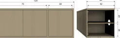 Best WOOOD Turner Tv-meubel Mud