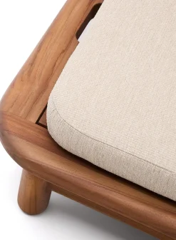 Best Kave Home Turqueta 2-persoons Ligstoel Bruin, Beige