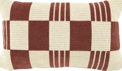 Discount By Boo Twist Rechthoekig Kussen Burgundy