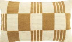 Outlet By Boo Twist Rechthoekig Kussen Mustard