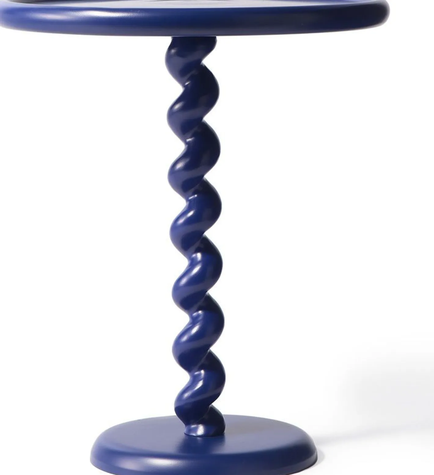 Clearance POLSPOTTEN Twister Bijzettafel Donker Blauw