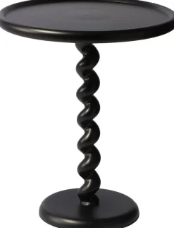 Hot POLSPOTTEN Twister Bijzettafel Zwart
