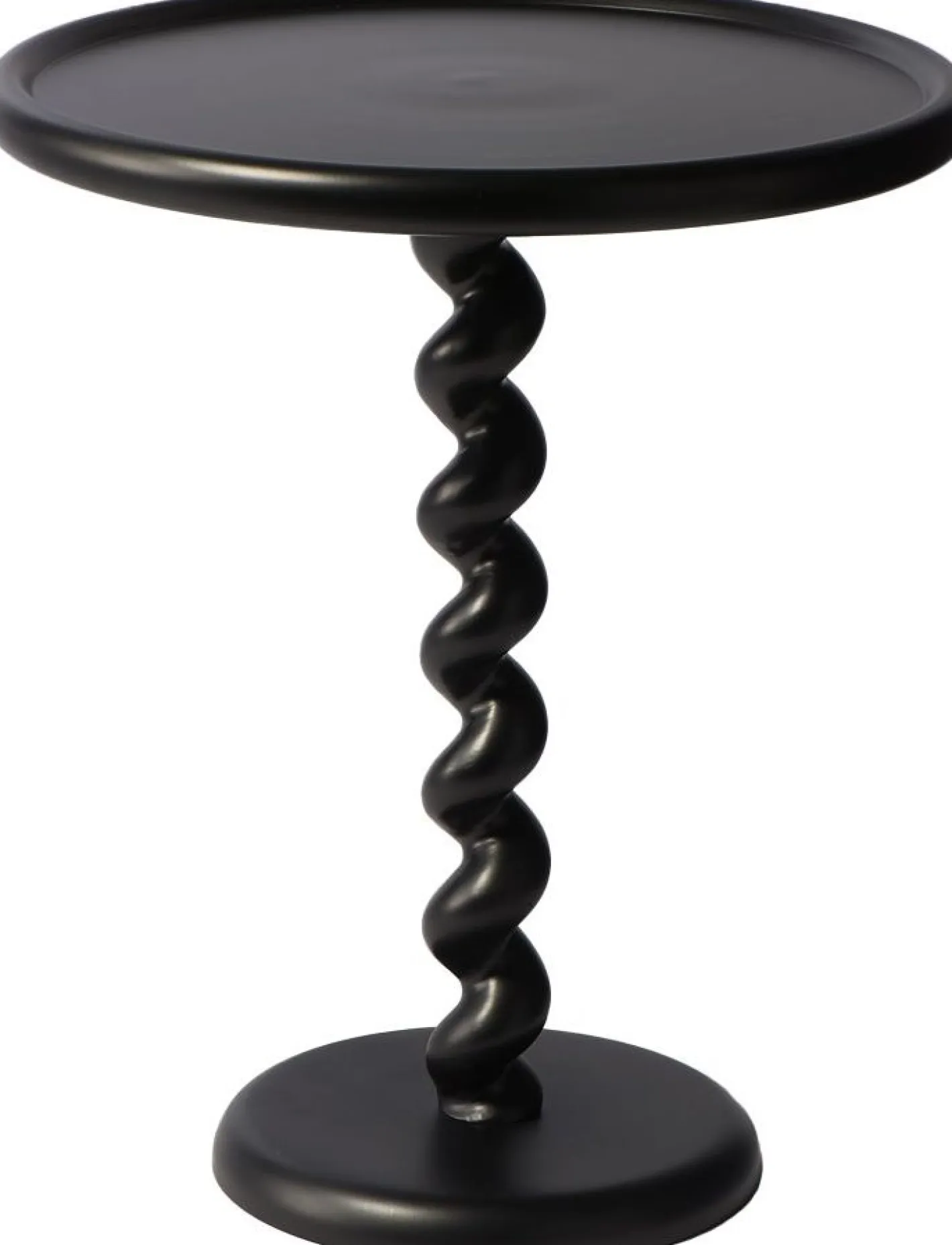 Hot POLSPOTTEN Twister Bijzettafel Zwart