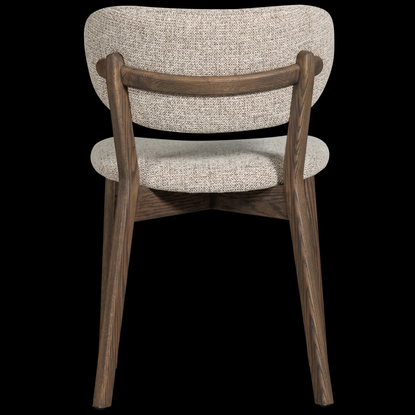 Online WOOOD Udar Eetkamerstoel Dark Brown