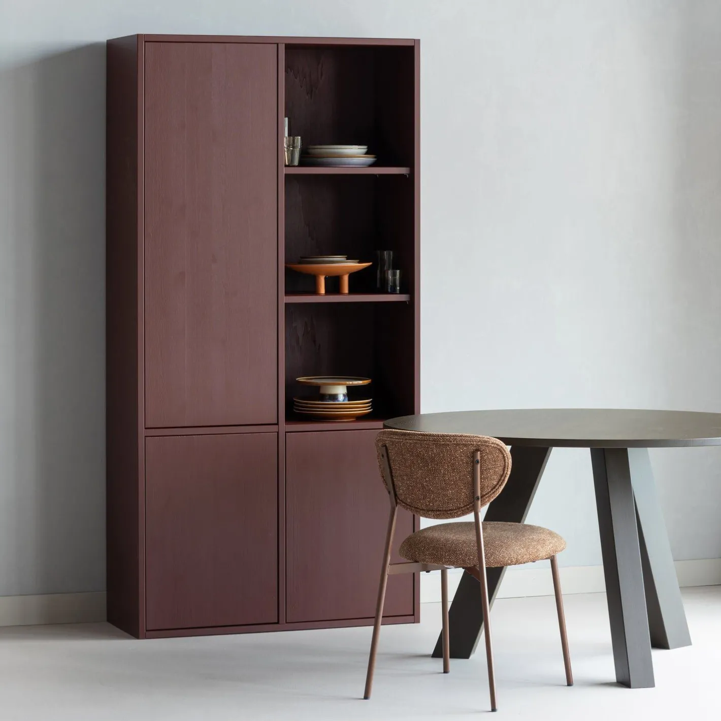 Discount WOOOD Valor Eetkamerstoel Brown