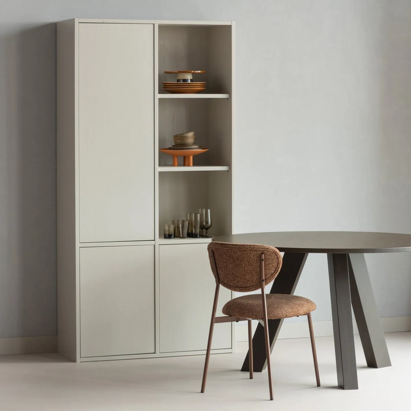 Discount WOOOD Valor Eetkamerstoel Brown