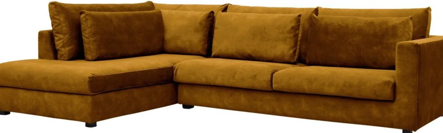 Clearance Trendhopper Venetië Links Hoekbank Gold