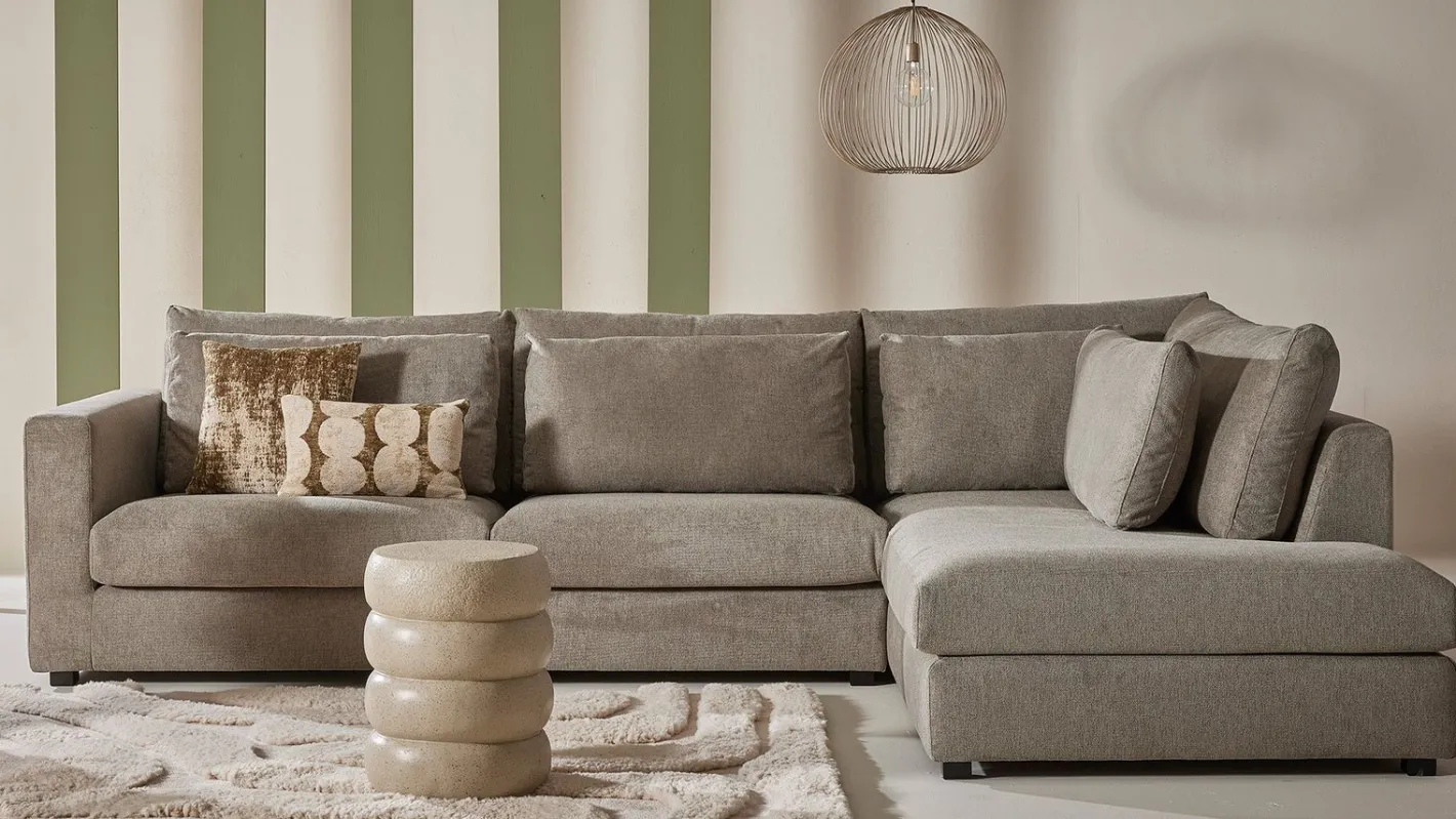 Discount Trendhopper Venetië Rechts Hoekbank Thyme