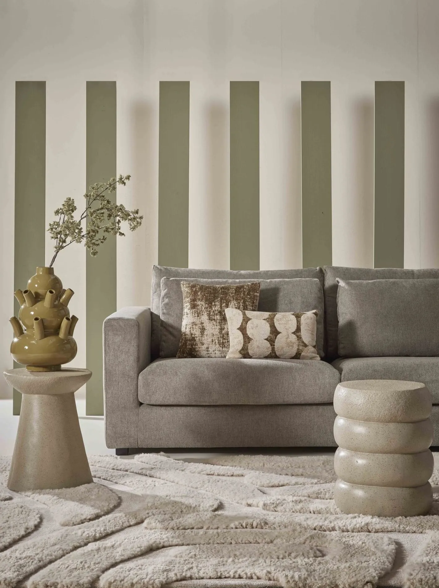 Discount Trendhopper Venetië Rechts Hoekbank Thyme