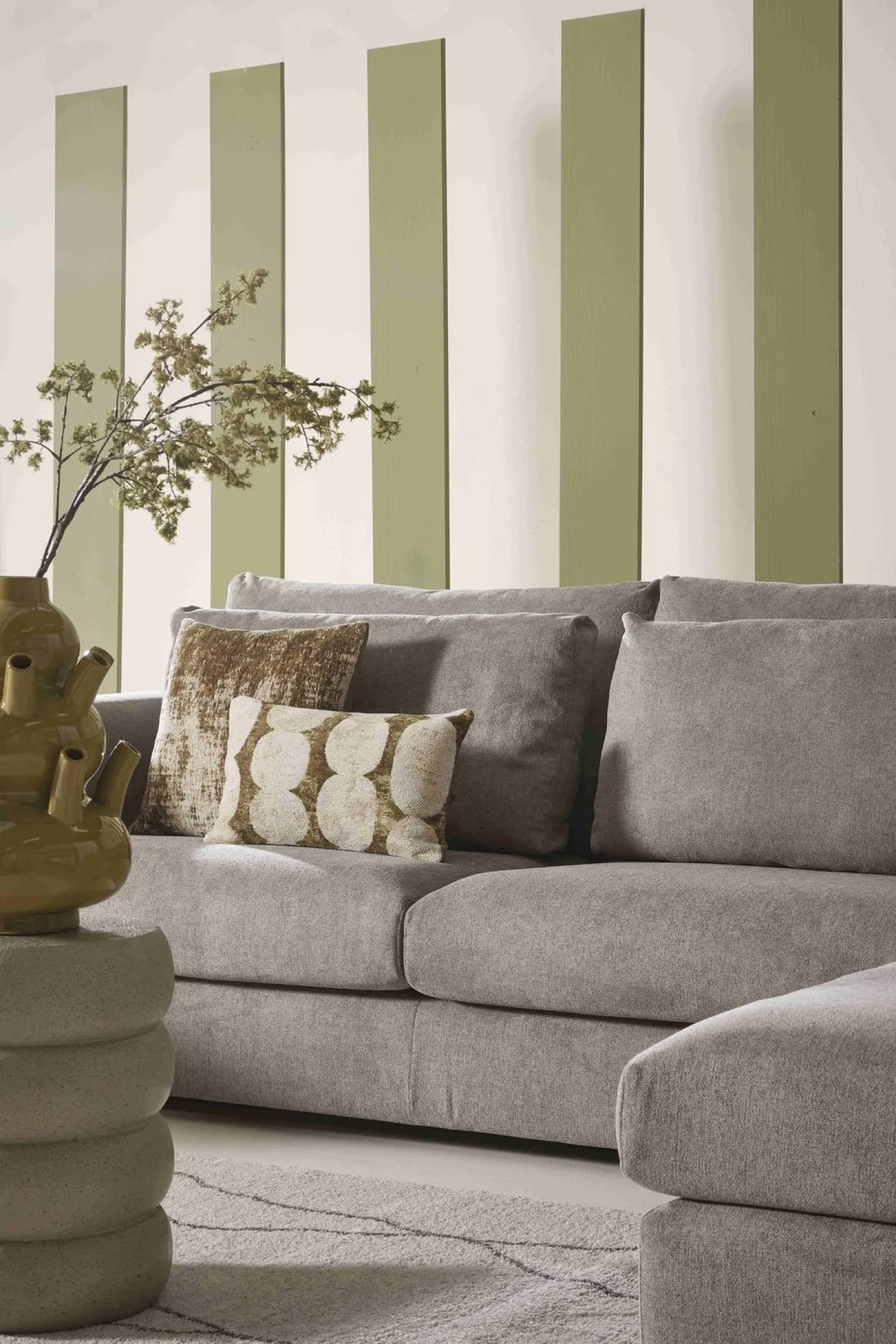 Discount Trendhopper Venetië Rechts Hoekbank Thyme