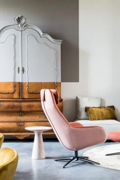 Clearance Zuiver Victoria Bijzettafel Pink