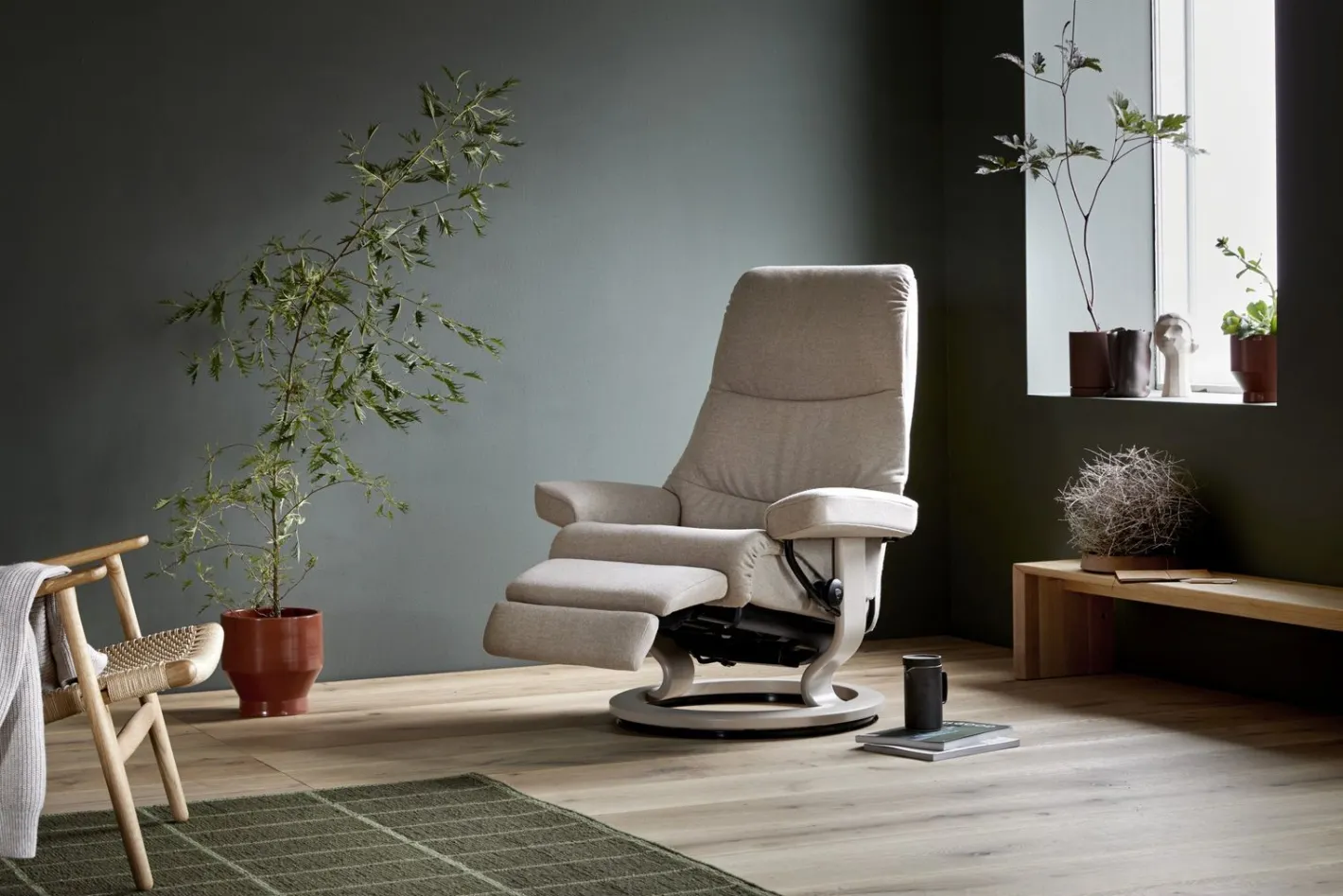 Clearance Stressless View Relaxfauteuil Grijs