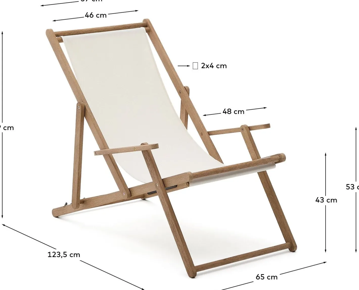 Discount Kave Home Vilara Strandstoel Wit