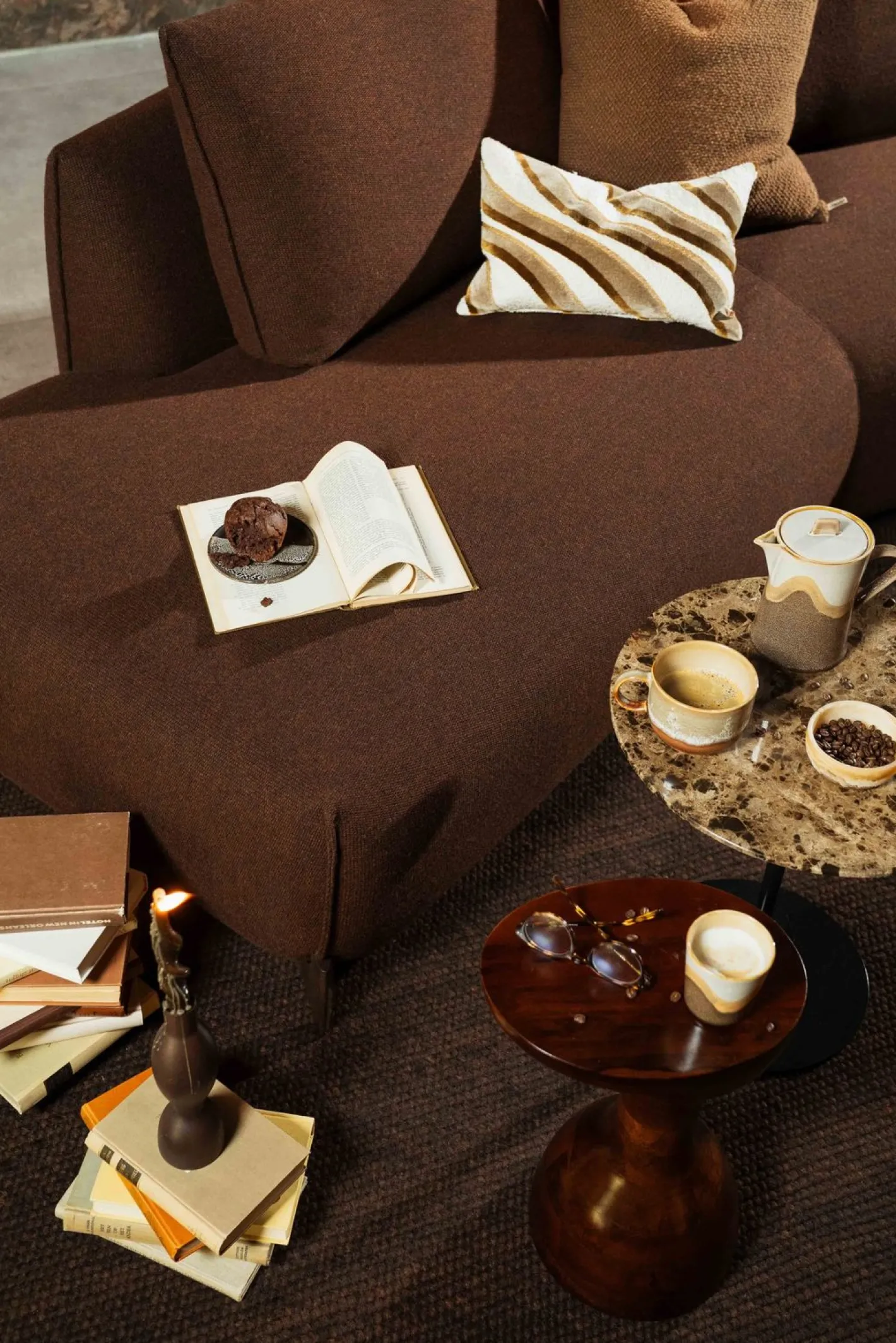 Hot Urban Nature Culture Vina Bijzettafel Walnut