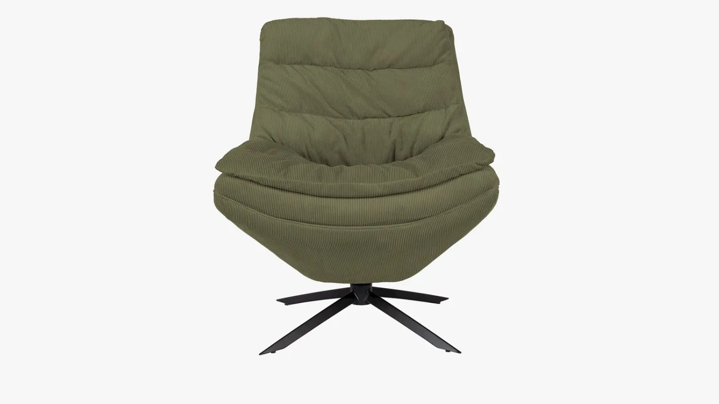Dutchbone Vince Fauteuil Green