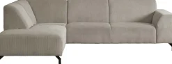Outlet Eijerkamp Collectie Vince Links Hoekbank Shitake / Beige
