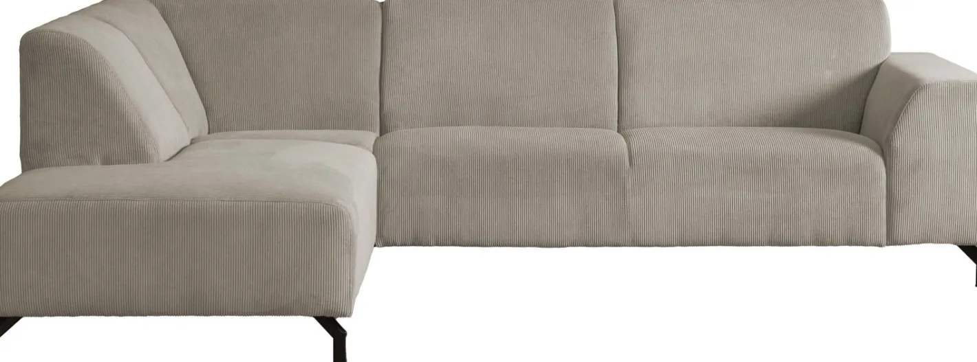 Outlet Eijerkamp Collectie Vince Links Hoekbank Shitake / Beige
