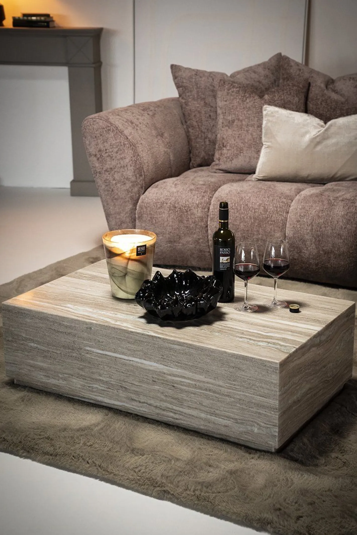 Hot Eleonora Vince Salontafel Beige, Wit
