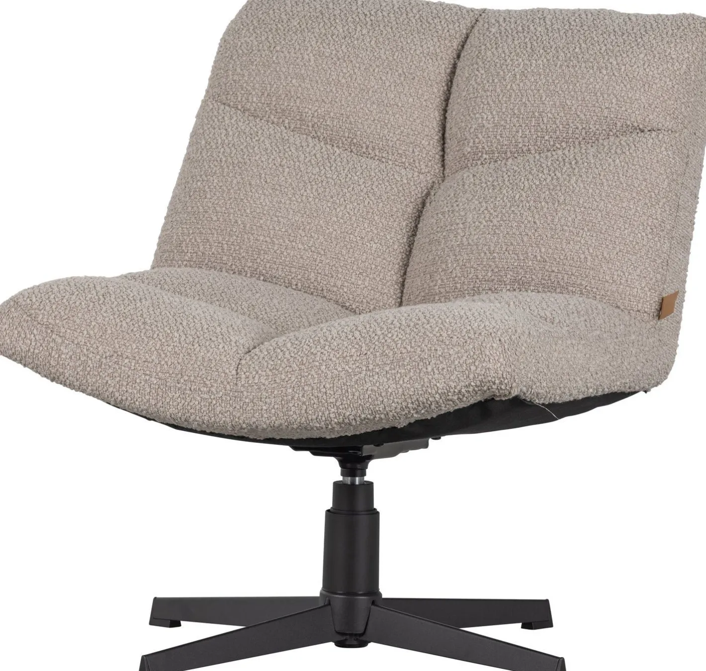 Clearance WOOOD Vinny Draaifauteuil Sand