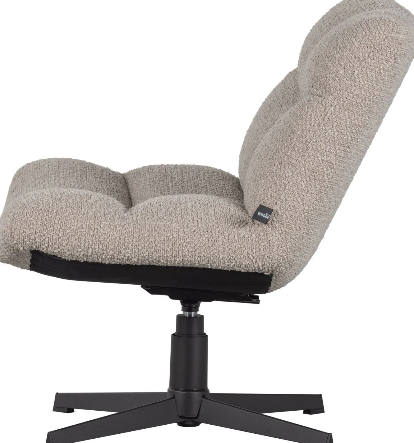 Clearance WOOOD Vinny Draaifauteuil Sand