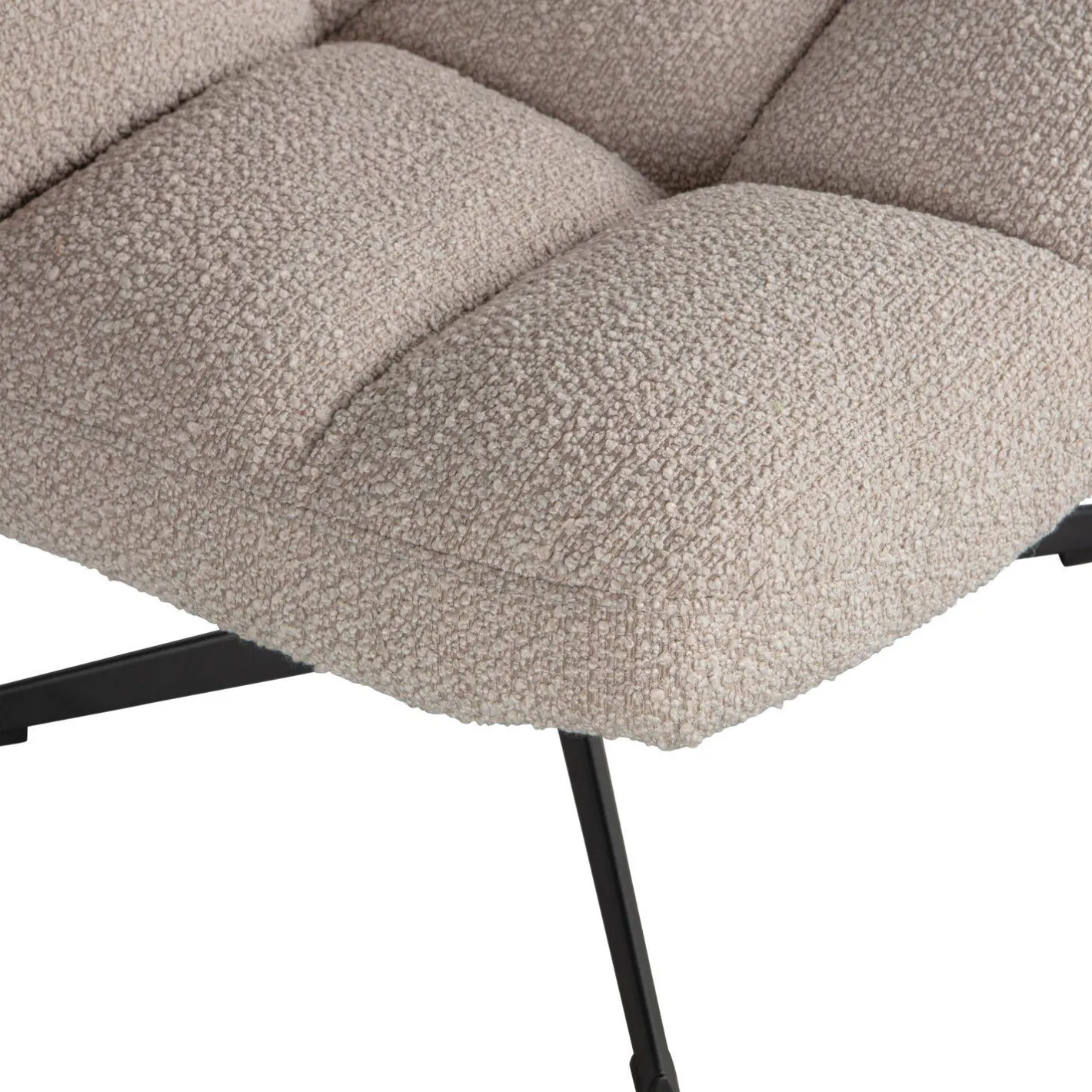 Clearance WOOOD Vinny Draaifauteuil Sand