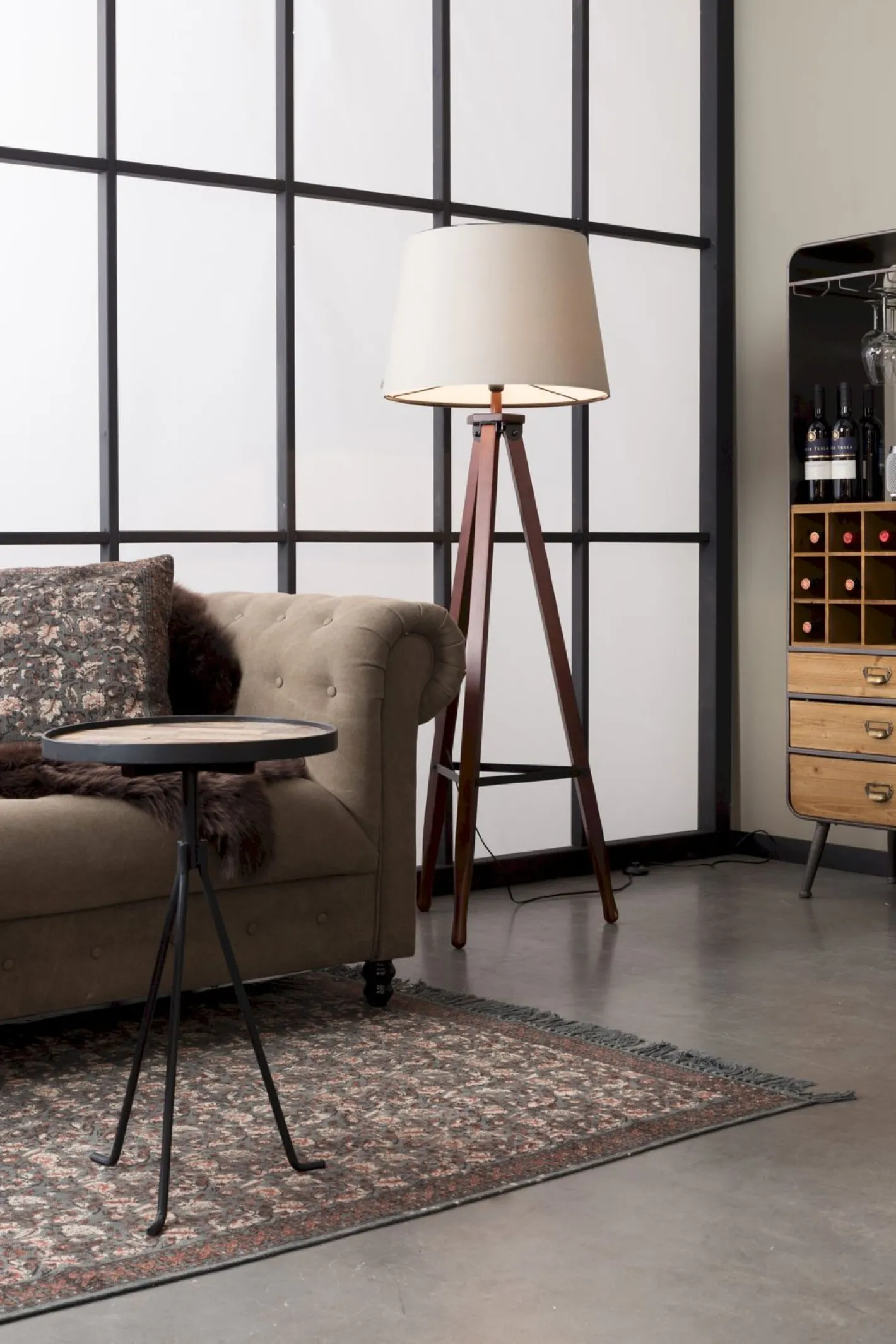 Clearance Dutchbone Vino Wijnkast Brown