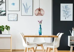 Hot Lucide Vinti Hanglamp Koper, Zwart