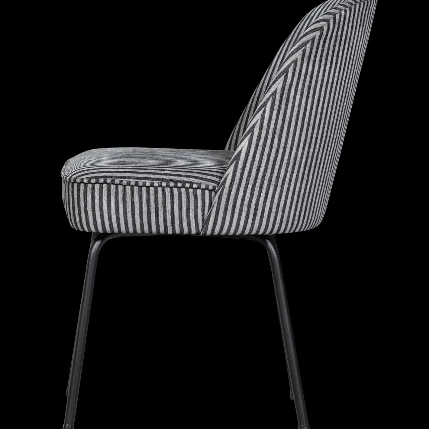 Hot WOOOD Vogue Eetkamerstoel Black, Grey