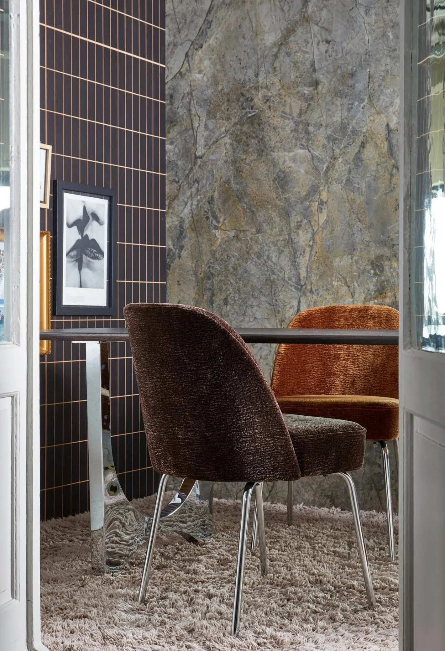 Online WOOOD Vogue Eetkamerstoel Dark Brown