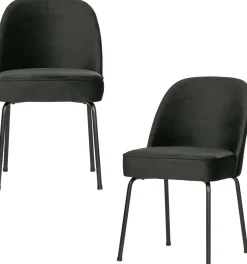 New WOOOD Vogue Eetkamerstoel Zwart