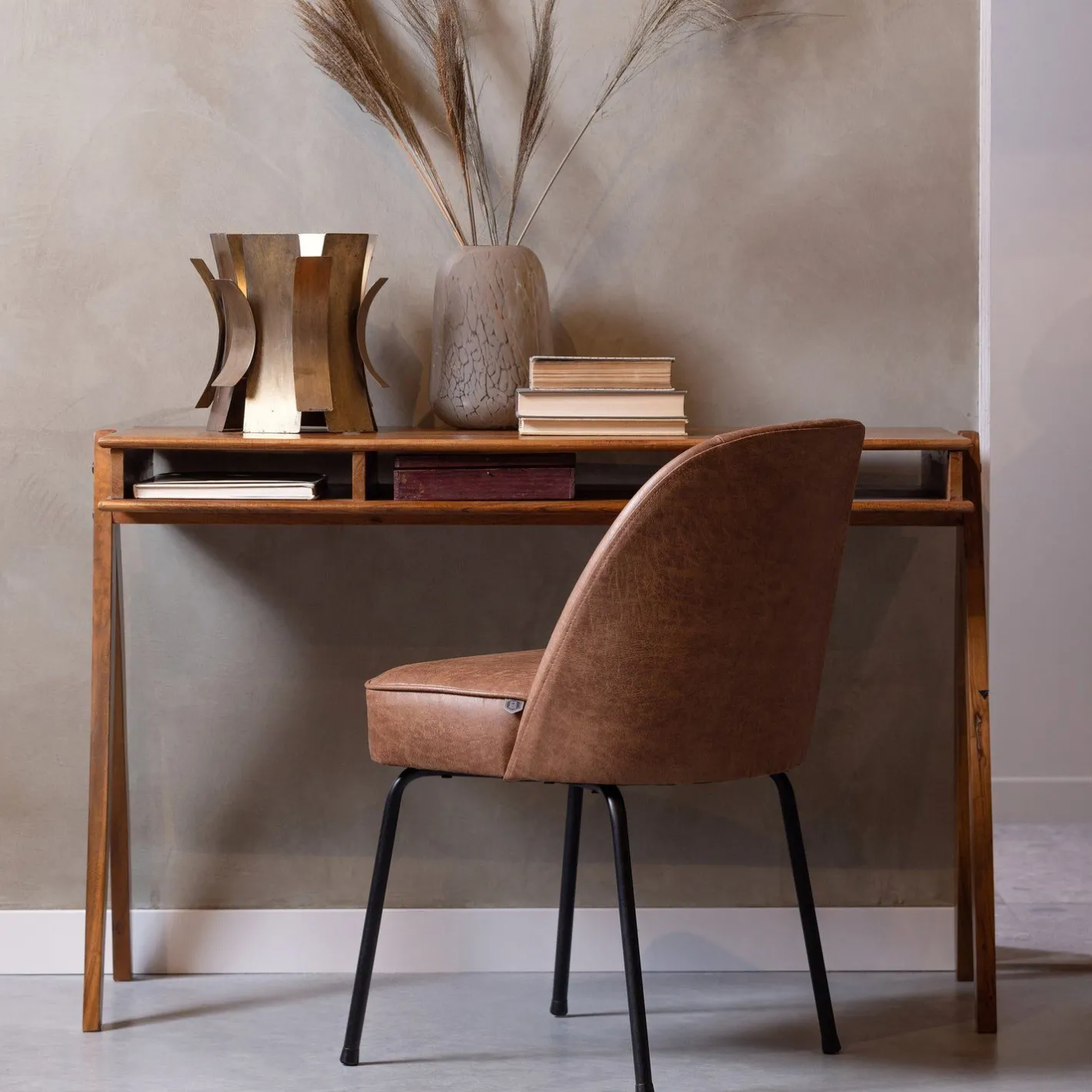 Sale WOOOD Vogue Eetkamerstoel Cognac