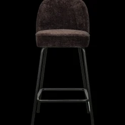 WOOOD Vogue Laag Barstoel Dark Brown