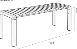Zuiver Vondel Tuinbank Black